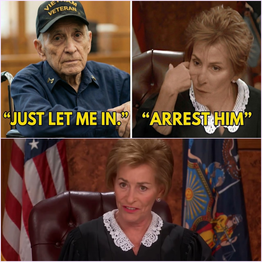 Dying Veteran Asked Judge Judy for One Thing — She Said Yes Before He Finished the Sentence