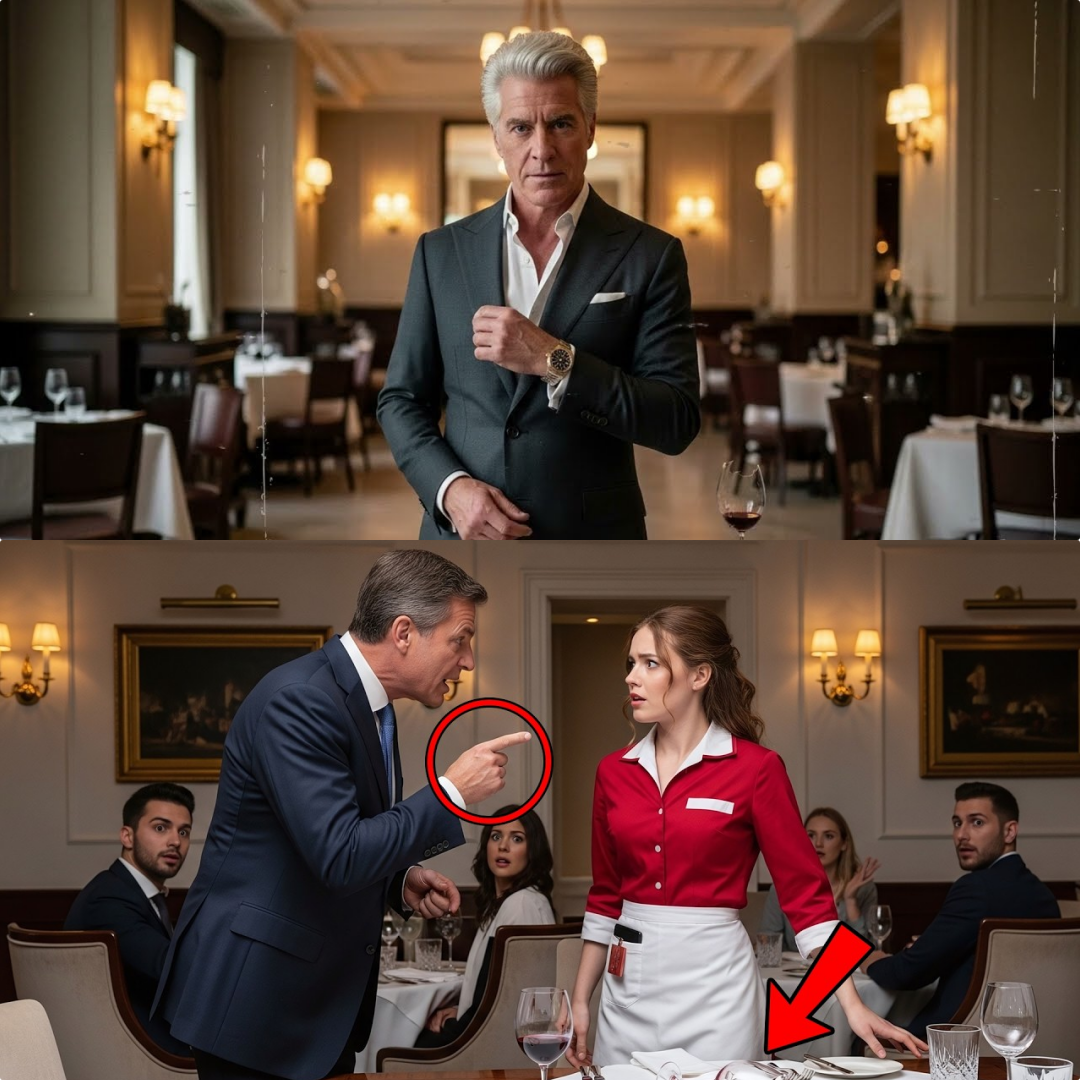 Billionaire Yells At Waitress — She Says One Sentence That Freezes The Entire Restaurant JJ