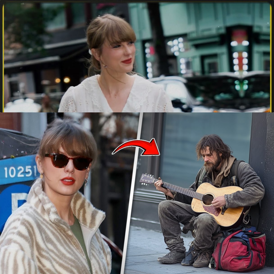 Taylor Swift Hears a Homeless Man Playing Guitar – What Happened Next Will Leave You in Tears  JJ