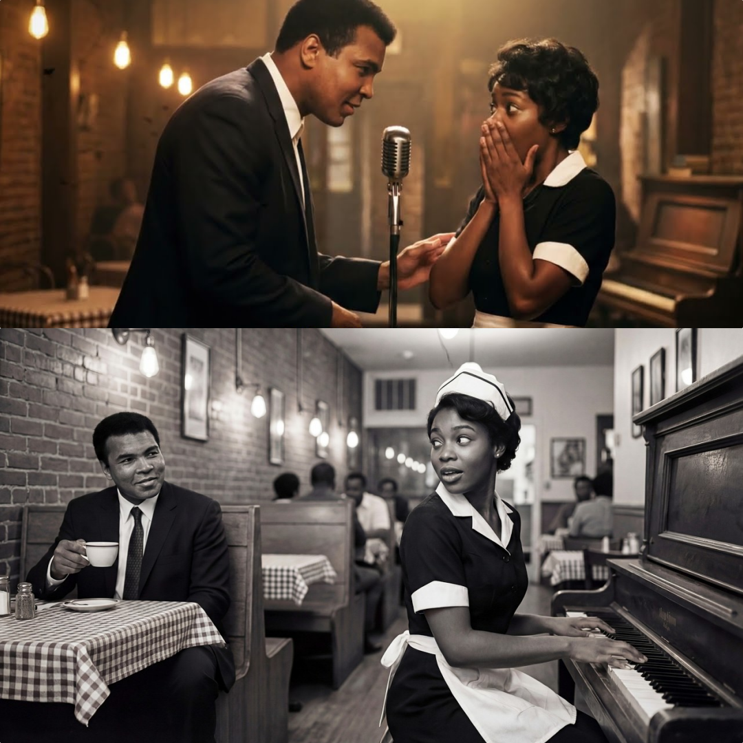 Unknown Waitress Sang Gospel — Muhammad Ali Walked Over, What He Whispered LEFT Her in TEARS JJ
