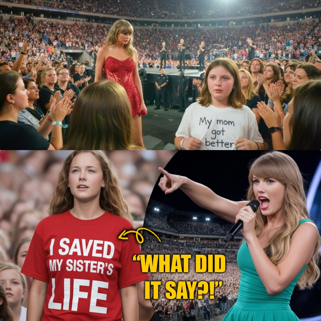Taylor Swift Read a Girl’s Shirt and Stopped the Show — What Happened Next Went VIRAL JJ