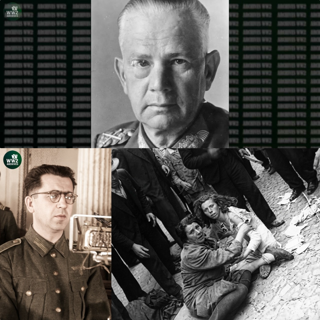 Execution of Nazi Officer who Tortured Women & Children in Gas Vans – Reinhard Retzlaff JJ