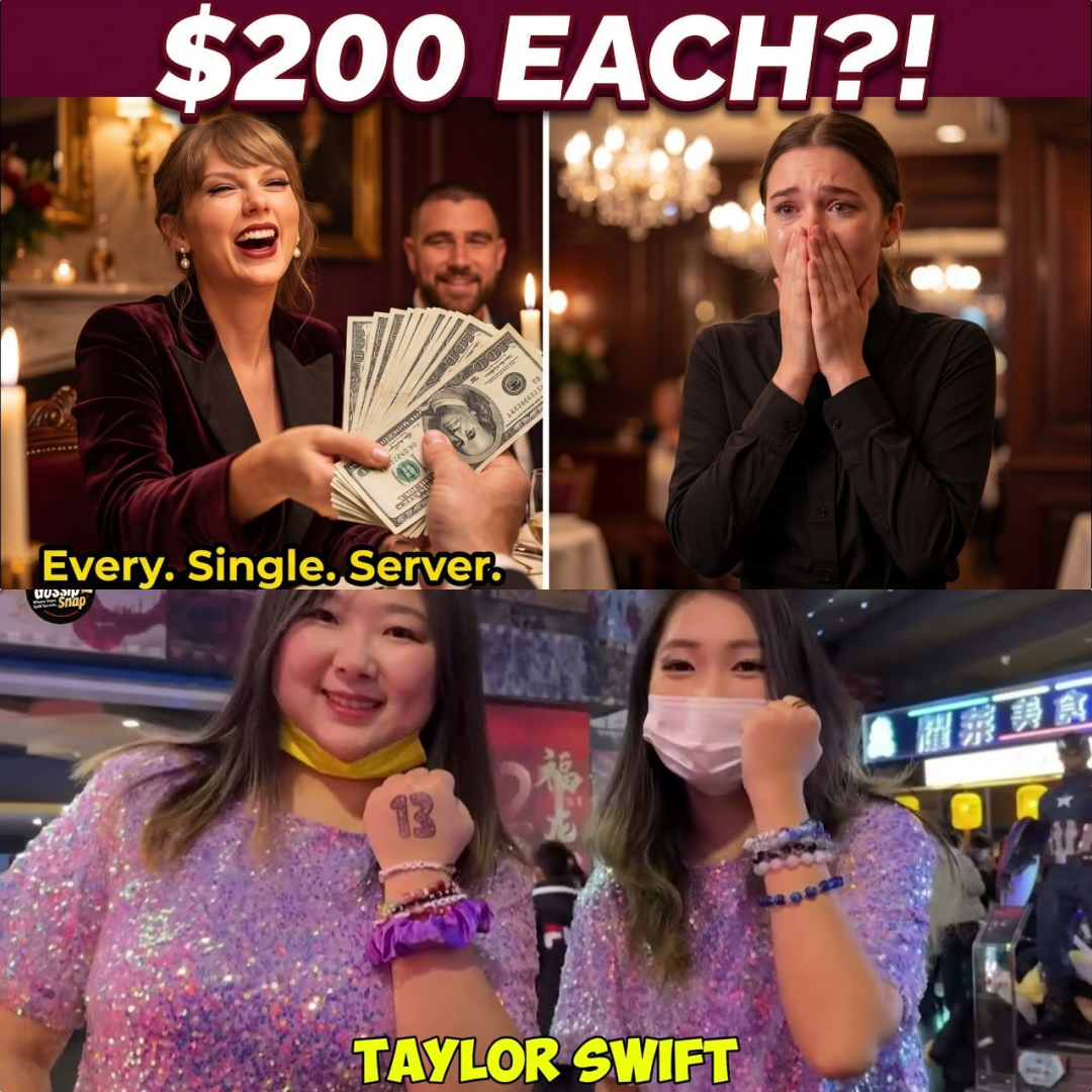 Taylor Swift Tipped Every Server $200 Cash & They All Broke Dow JJ