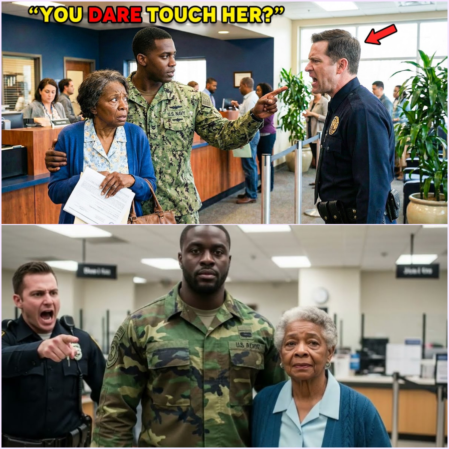 Cops Arrest Elderly Black Woman at a Bank — Unaware a Black Navy SEAL Is Watching