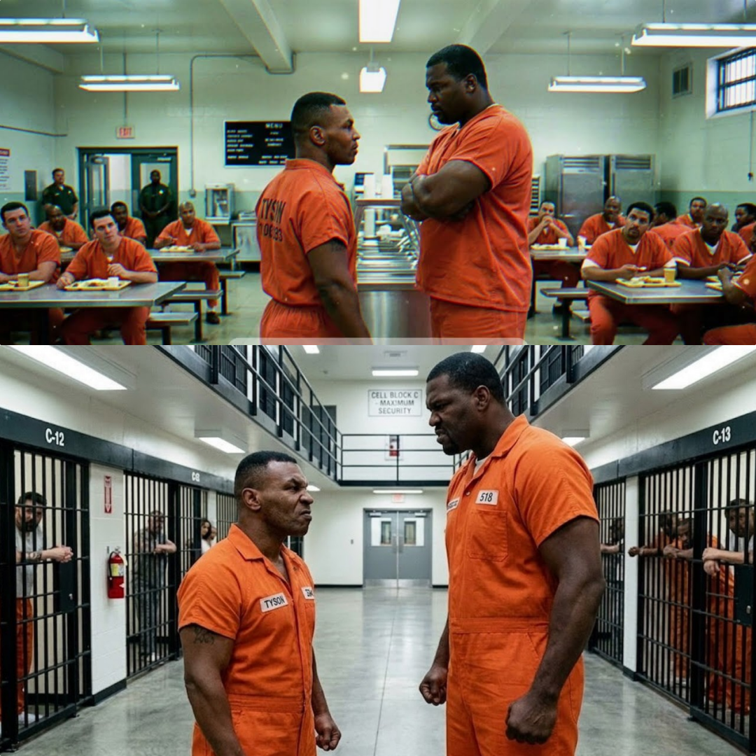 Tyson’s First Day in Prison When 320-POUND Inmate Blocked His Path— What Happened Next Became Legend JJ