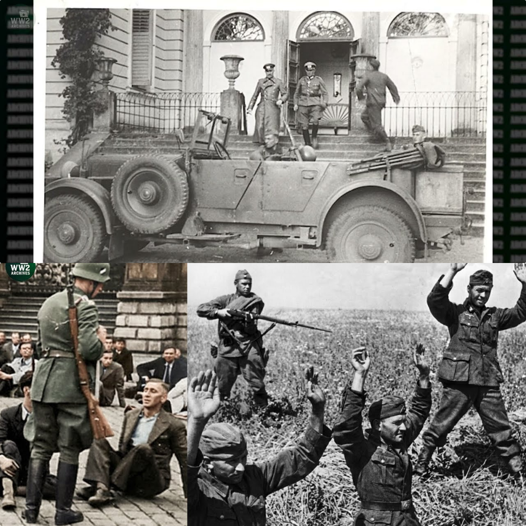 Execution of Nazis Behind the Częstochowa Massacre That Killed 500 Poles JJ