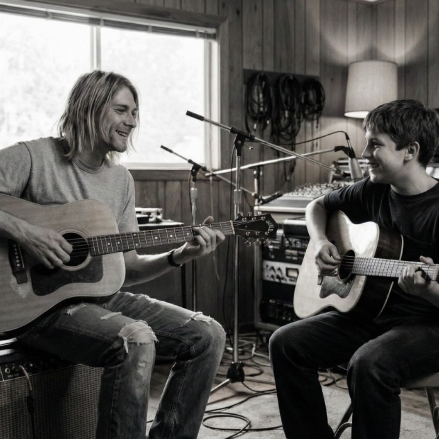 16-Year-Old Boy Tried to Sell His Father’s Guitar for $150 — Then Kurt Cobain SHOWED UP
