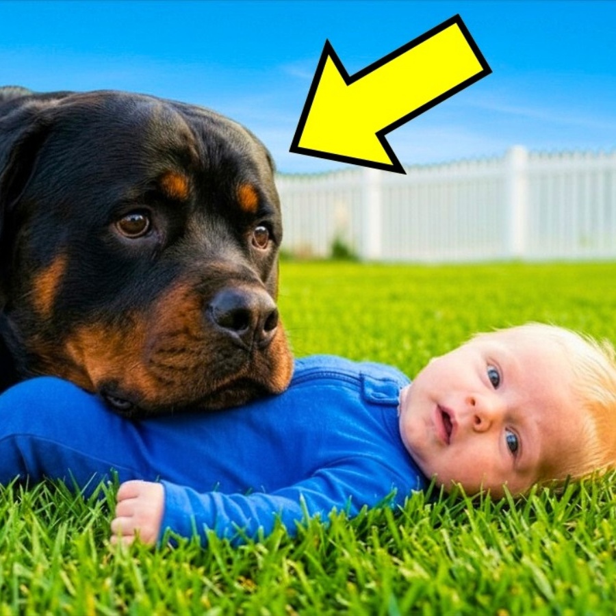 Rottweiler Didn’t Move For 3 Days. Then Baby’s X-Ray Shocked Everyone!
