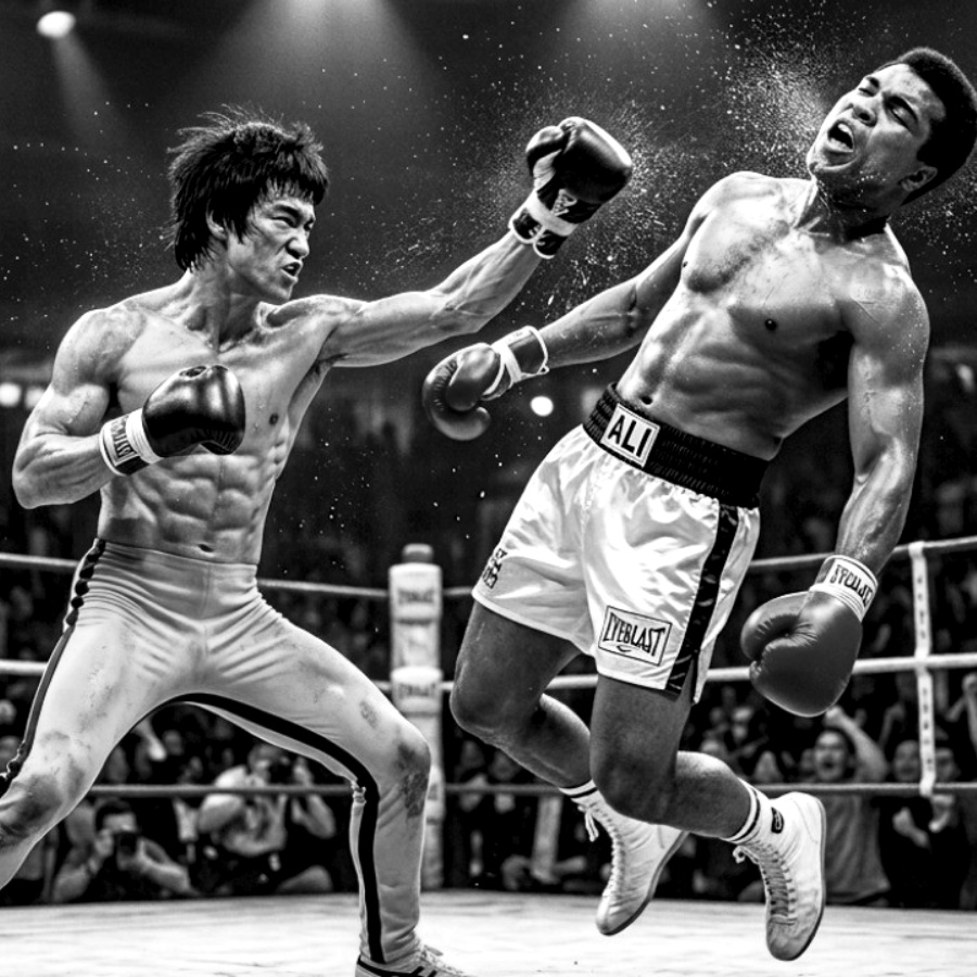 Muhammad Ali CALLED OUT Bruce Lee – He Never Expected A Single Strike To Drop Him!