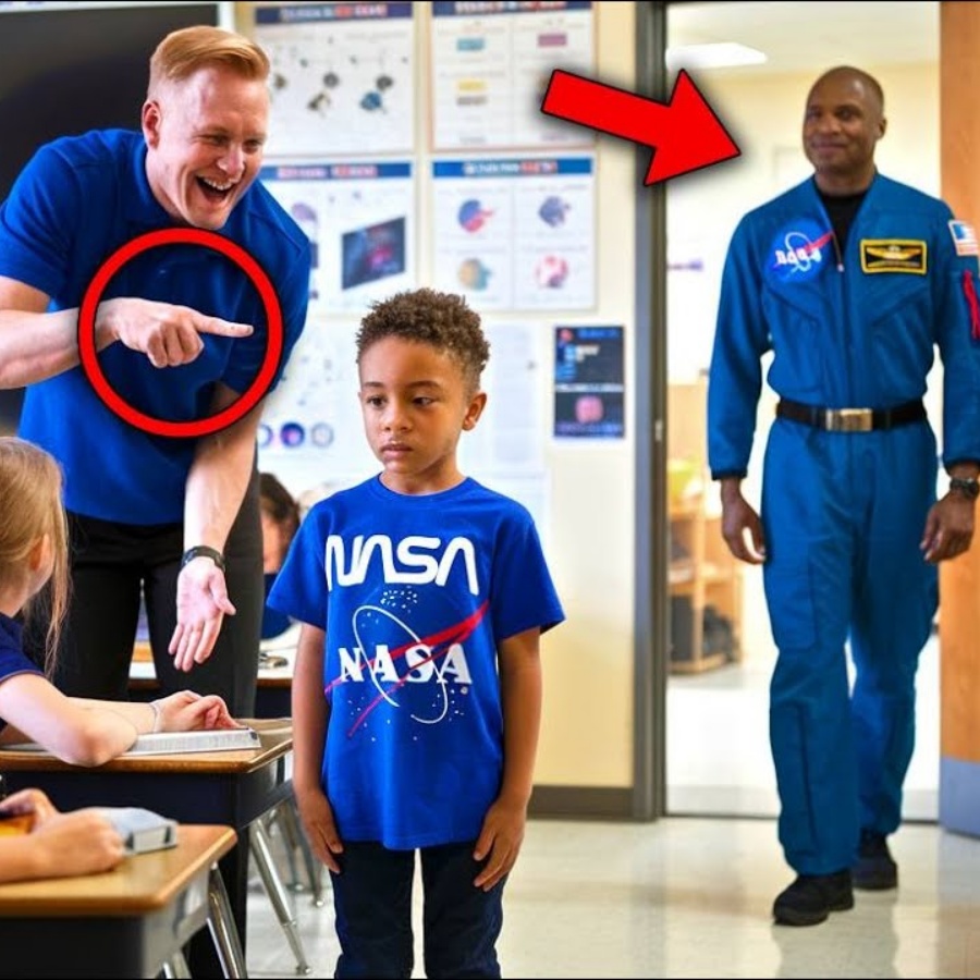 He Said “My Dad Works at NASA.” The Whole Class Laughed—Until This Man Walked In