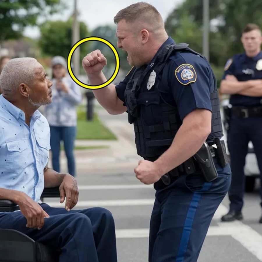 Racist Cop Roughs Up Black Man in Wheelchair — Seconds Later Learns He’s Ex-FBI, Career Ends Forever