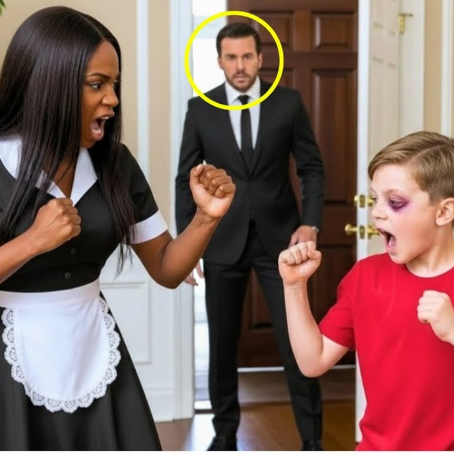 After His Son Was Beaten at School,the Billionaire Saw Incredible Lesson the New Maid Taught His Son