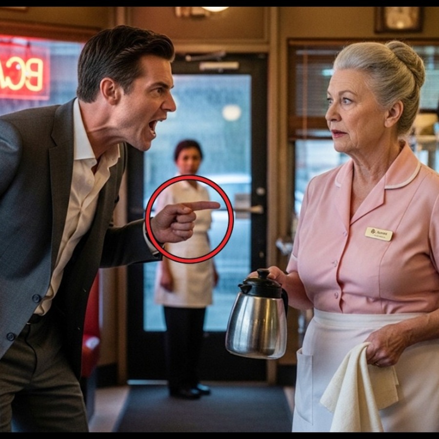 The Billionaire Yelled at the Waitress — Her Calm Warning Changed Everything