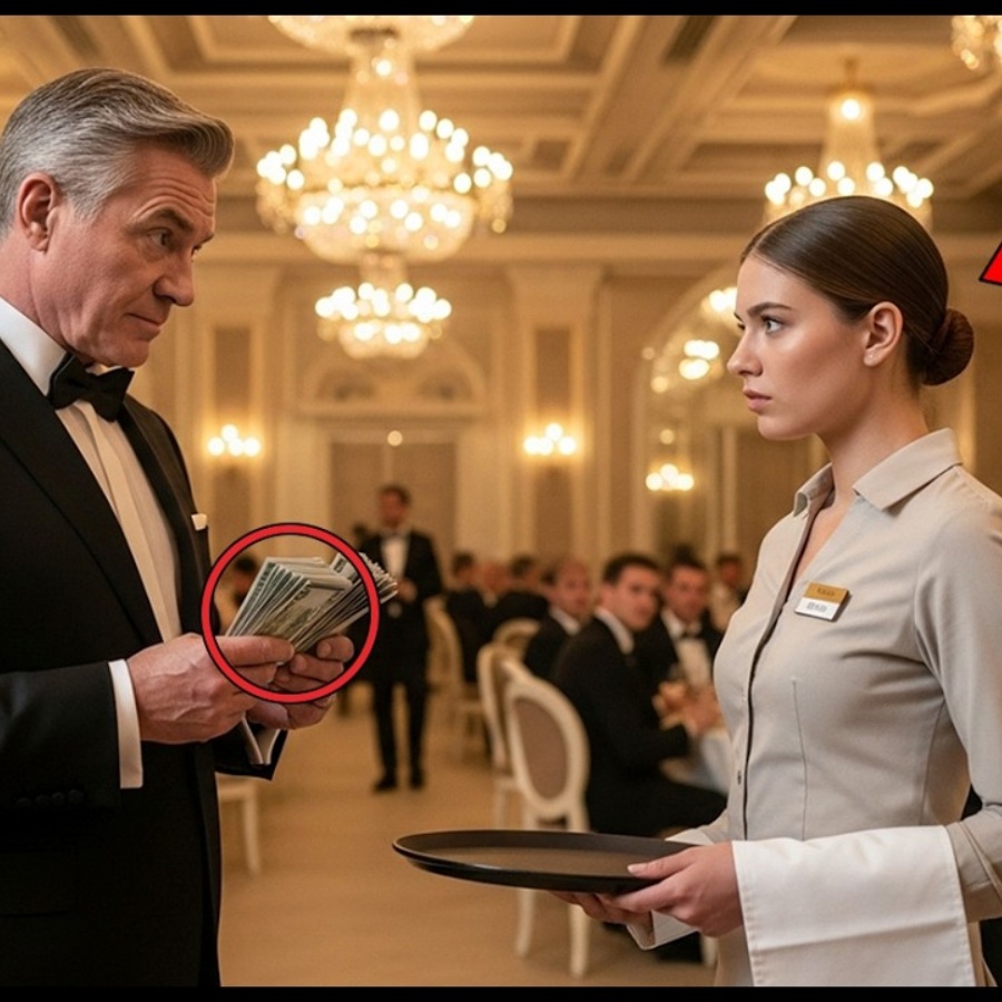 Billionaire Asked a Waitress a “Simple Question” — Her Answer Shocked Every Guest