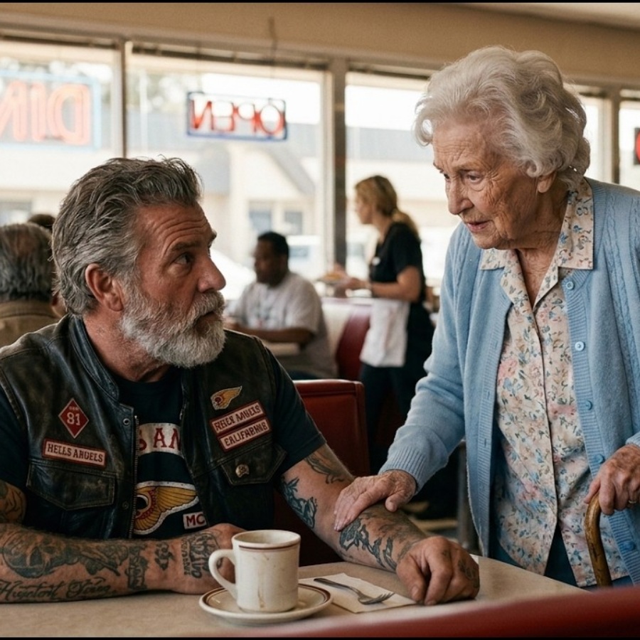 Everyone Froze When a Limping 89-Year-Old Woman Asked a Biker to Walk Her to Her Car