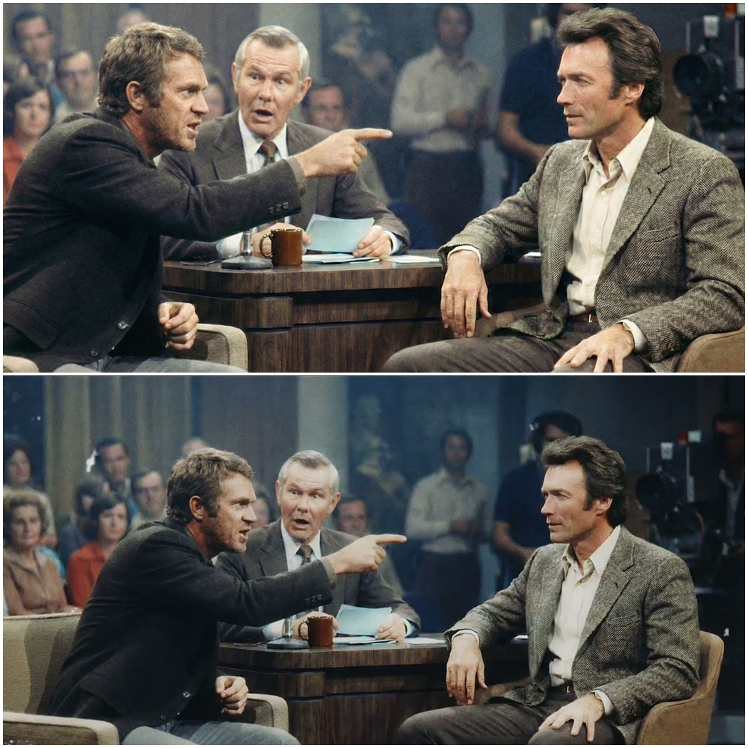 50 Million People Watched Steve Mcqueen Attack Clint Eastwood – Nobody Expected What Happened Next D