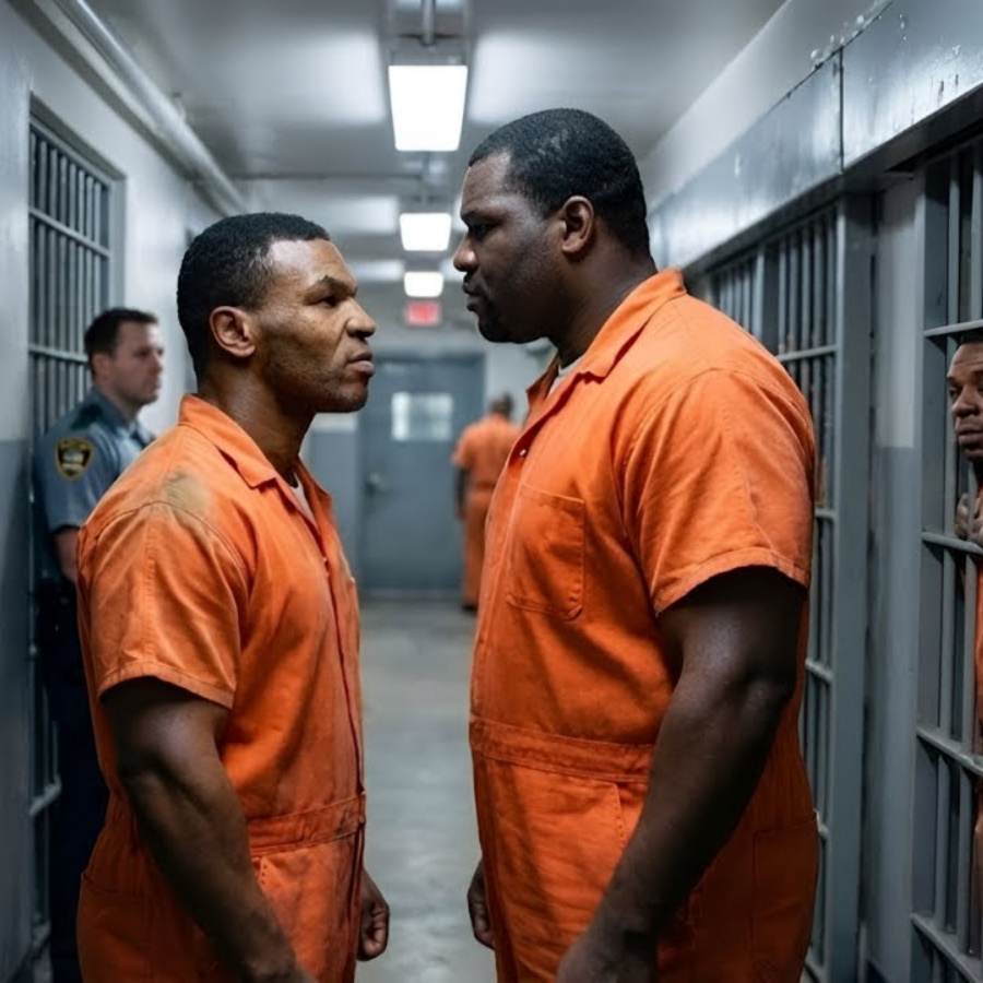 Tyson’s First Day in Prison When 300-POUND Inmate Blocked His Path —What Happened Next Became Legend JJ