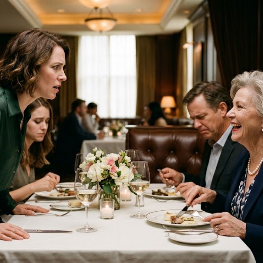 My mother looked across the anniversary table and said, “You’ll never be as good as your sister,” so I pushed my chair back and told her to let Vanessa pay the mortgage, the prescriptions, the repairs, and every other bill I had been covering for years—and that was when my mother laughed, set down her fork, and said, “We never received a single dollar from you.”