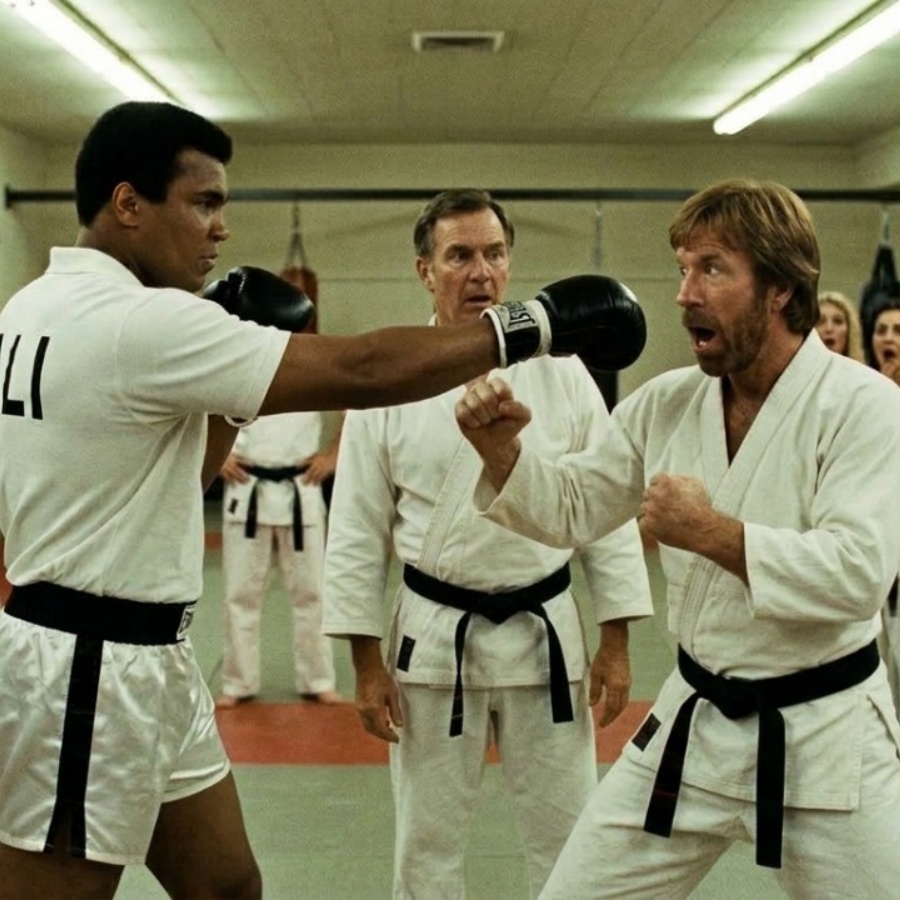 Chuck Norris Challenged Ali to a Sparring Session — Ali’s First Move Ended the Conversation JJ