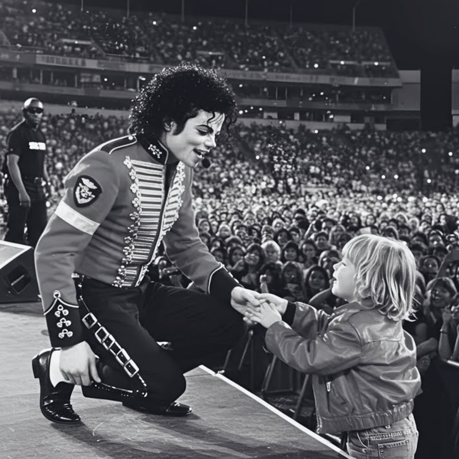 A Boy Tried to Touch Michael Jackson’s Glove at Chicago Stadium — His Reaction Stopped the Show JJ