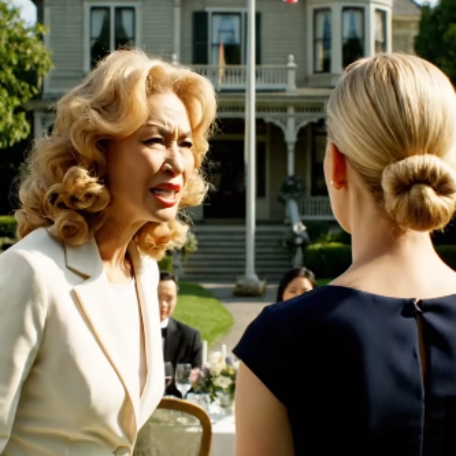At the party announcing both houses would go to Vanessa, my mother-in-law sneered at me: “Martha, you’re just hired help in heels.” I didn’t argue. I stayed quiet, holding a secret in the library. When the lawyer arrived to the sound of applause, I looked at her and said exactly one sentence.