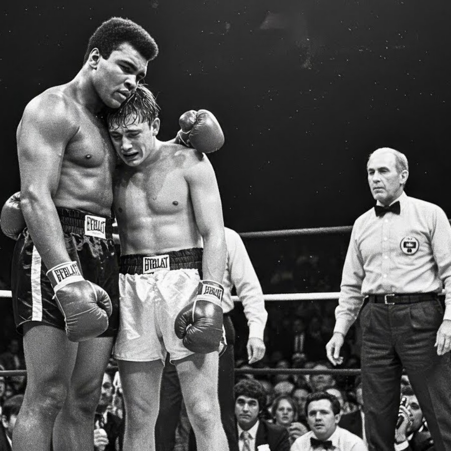 Muhammad Ali STOPPED His Own Fight for Crying Opponent—What He Whispered Will Break Your Heart JJ