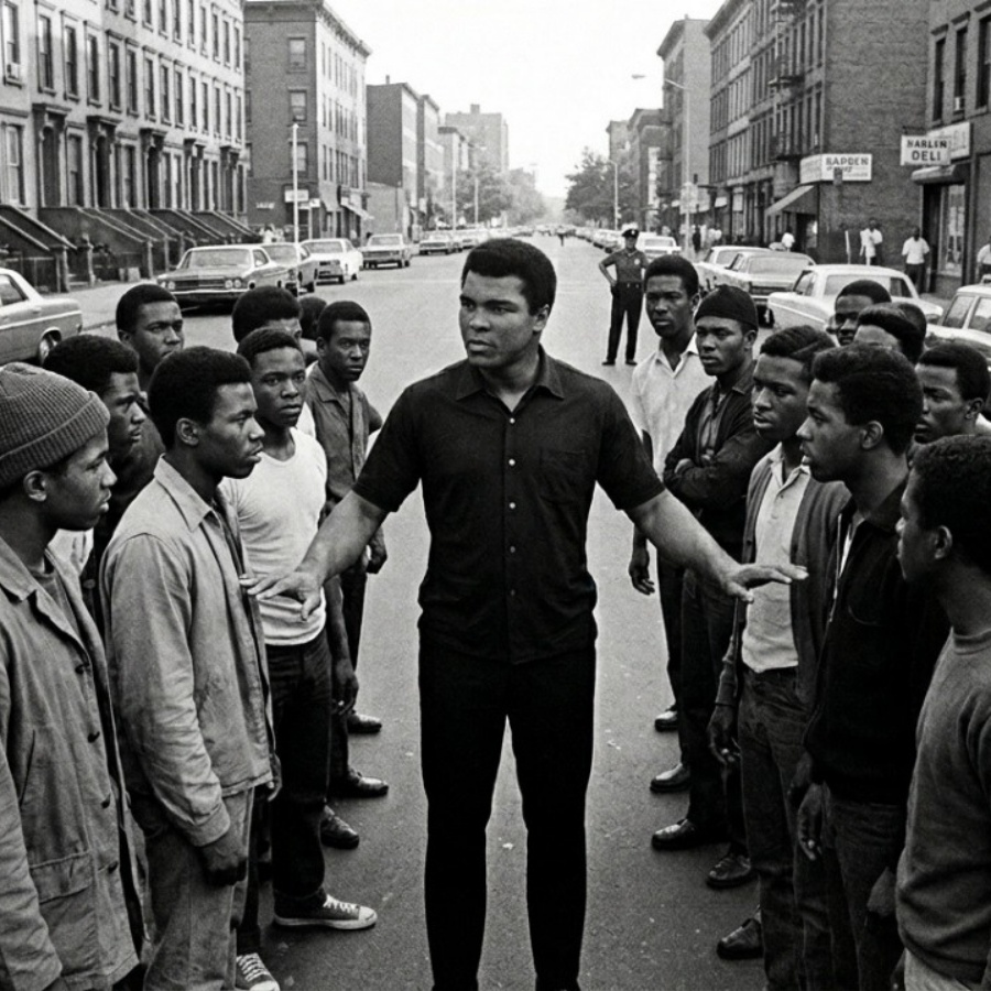Police failed for 6 weeks — Ali drove to Harlem alone and ended it in 45 minutes JJ