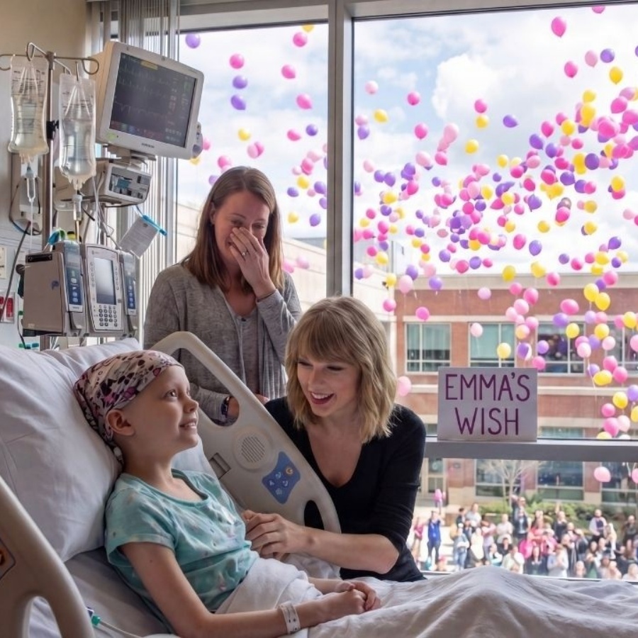 Taylor Swift released 10,000 balloons for dying child—what happened next moved millions to tears!