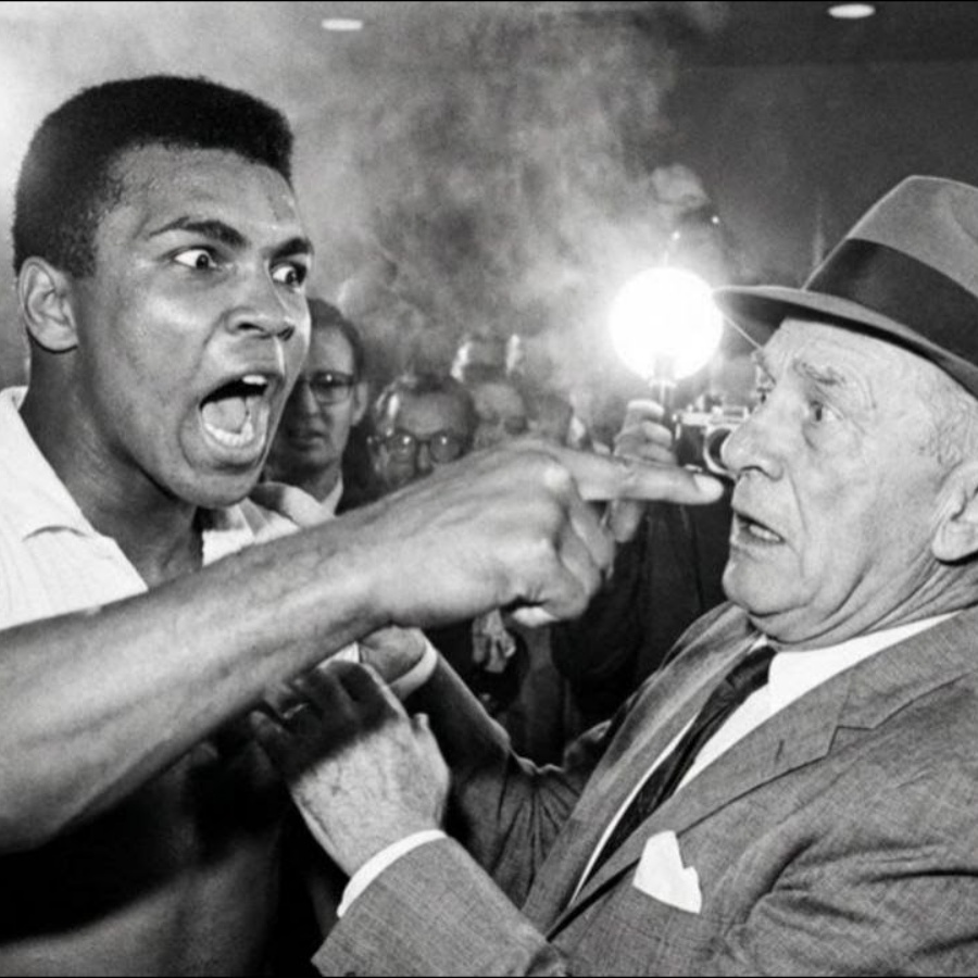 Muhammad Ali SILENCED The Reporters! (New Religion Ali) JJ