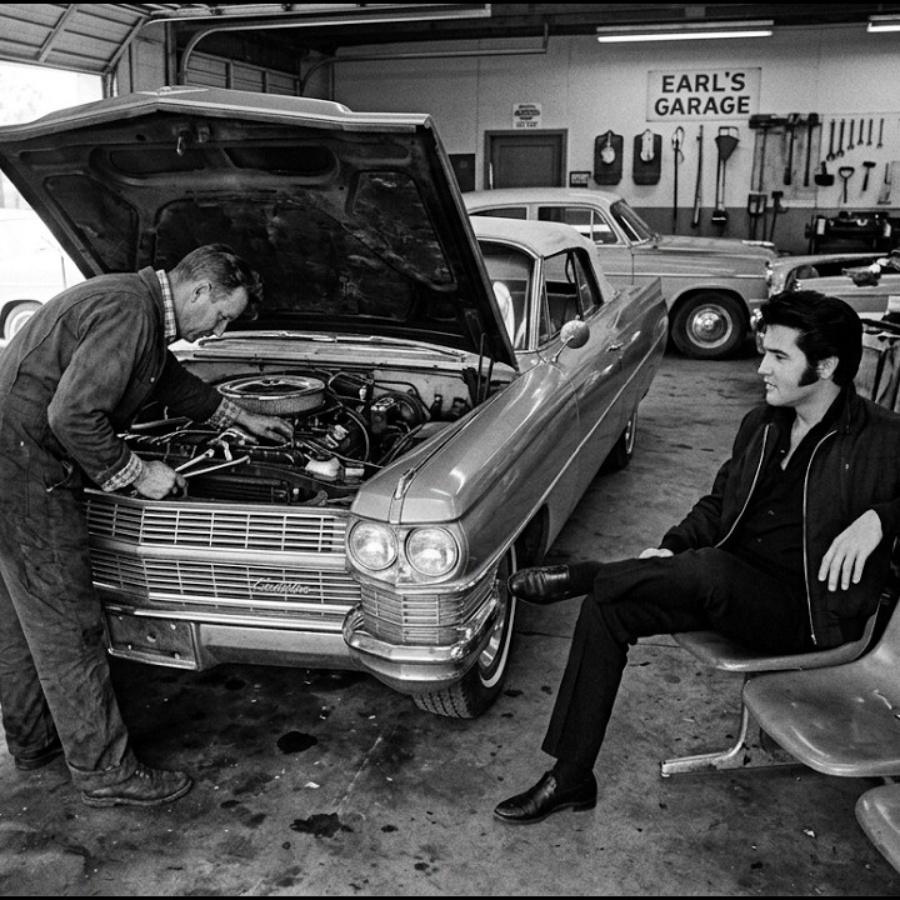 Elvis Was Stuck in a Small-Town Garage — What He Noticed Changed Everything JJ