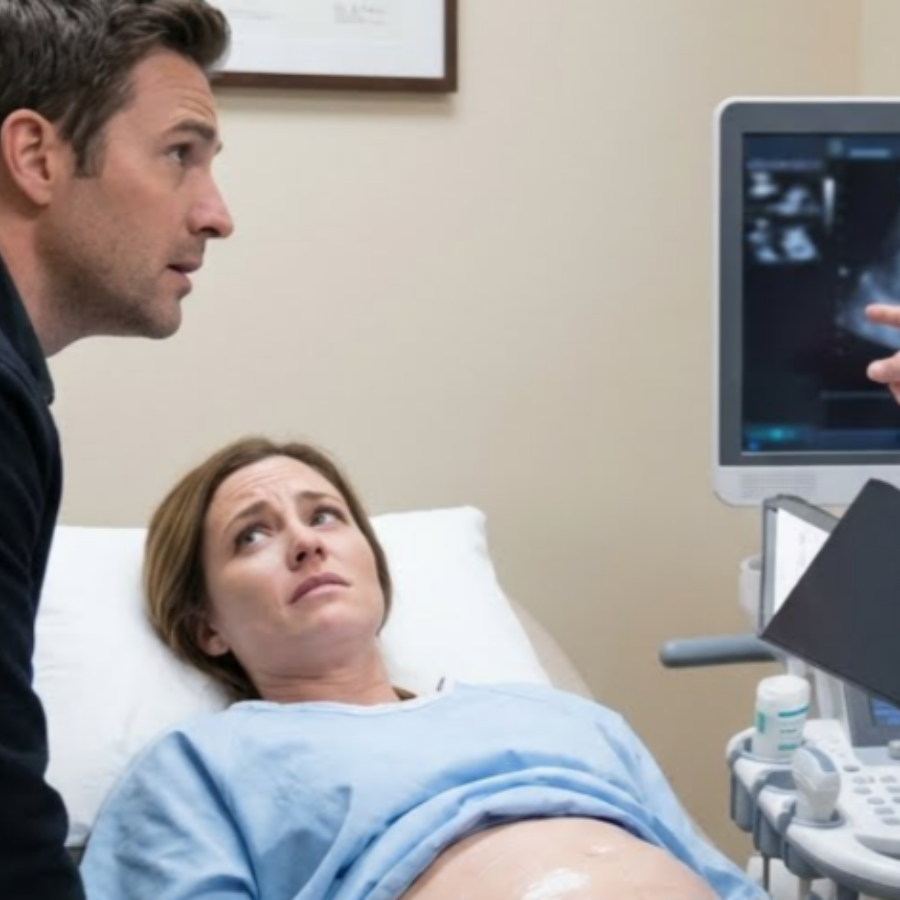 The doctor stared at my wife’s ultrasound, his hands shaking. Then he turned to me and said, “You need to leave, sir.”