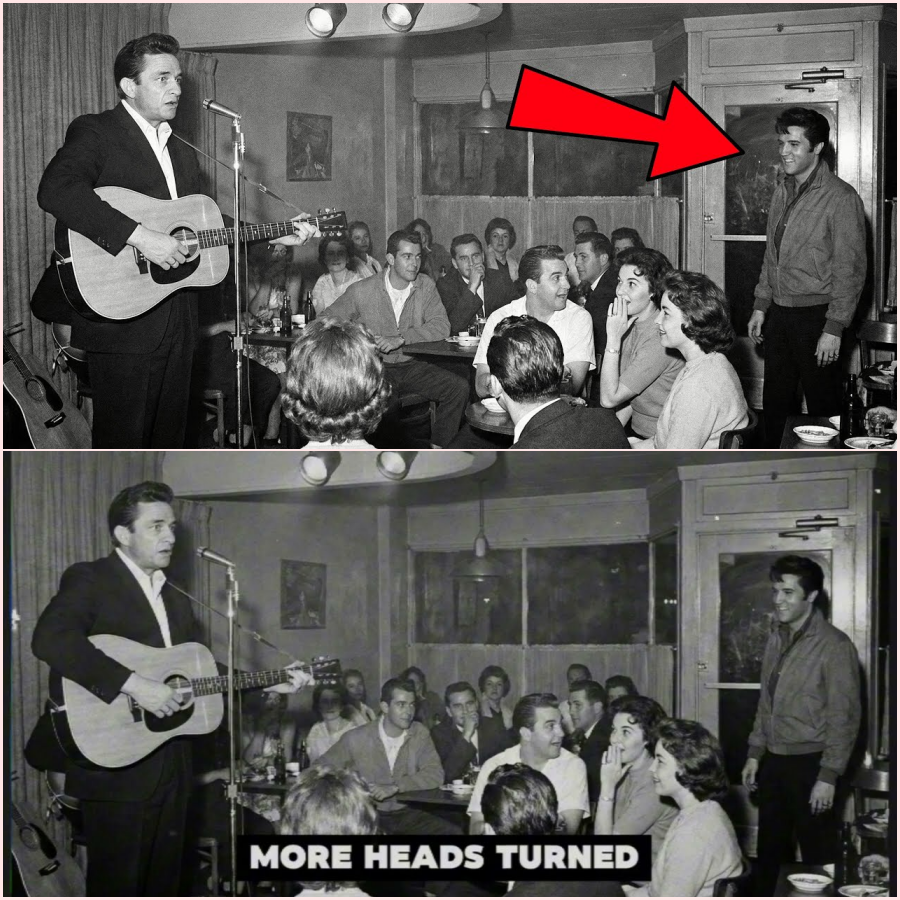 Elvis walked into Johnny Cash concert uninvited — Cash stopped mid-song and said THIS – HT