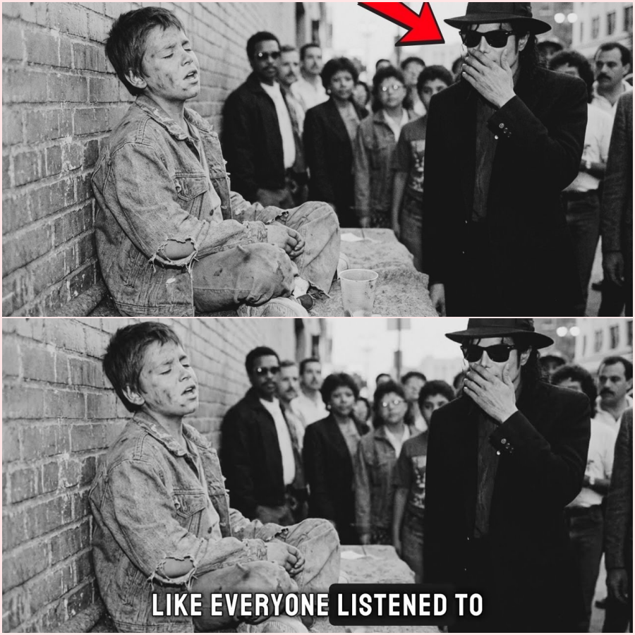 Homeless Boy Singing “Billie Jean” for Coins—Michael Jackson Walked Past and Did THIS ht