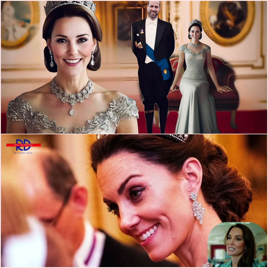 Catherine Stole William’s Gaze In Most Lavish Tiaras and Flawless Outfits At State Banquet! – HT