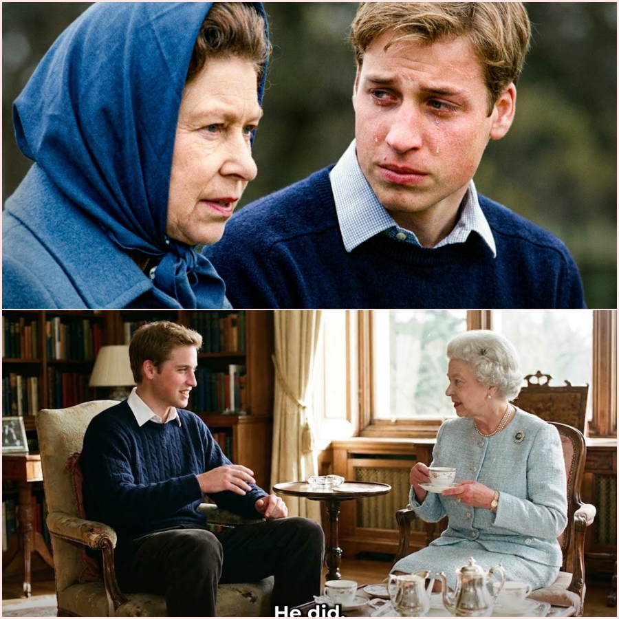 The Queen Noticed William Struggling After Diana’s Funeral — She Told Him Something He Never Forgot – HT