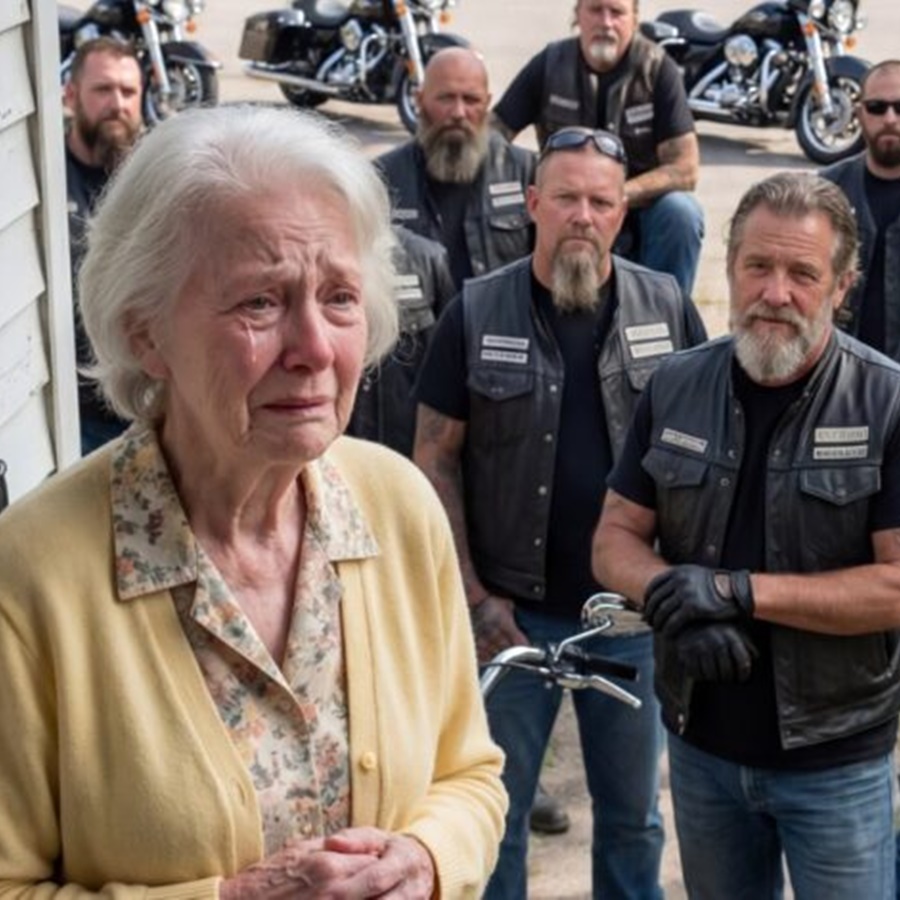 A 77-Year-Old Woman Living Alone Hid Months of Fear Behind a Quiet Home as a Man Slowly Took Her Money and Trust — Until She Opened Her Empty Fridge to a Group of Bikers and They Uncovered the Truth He Thought No One Would Ever See D