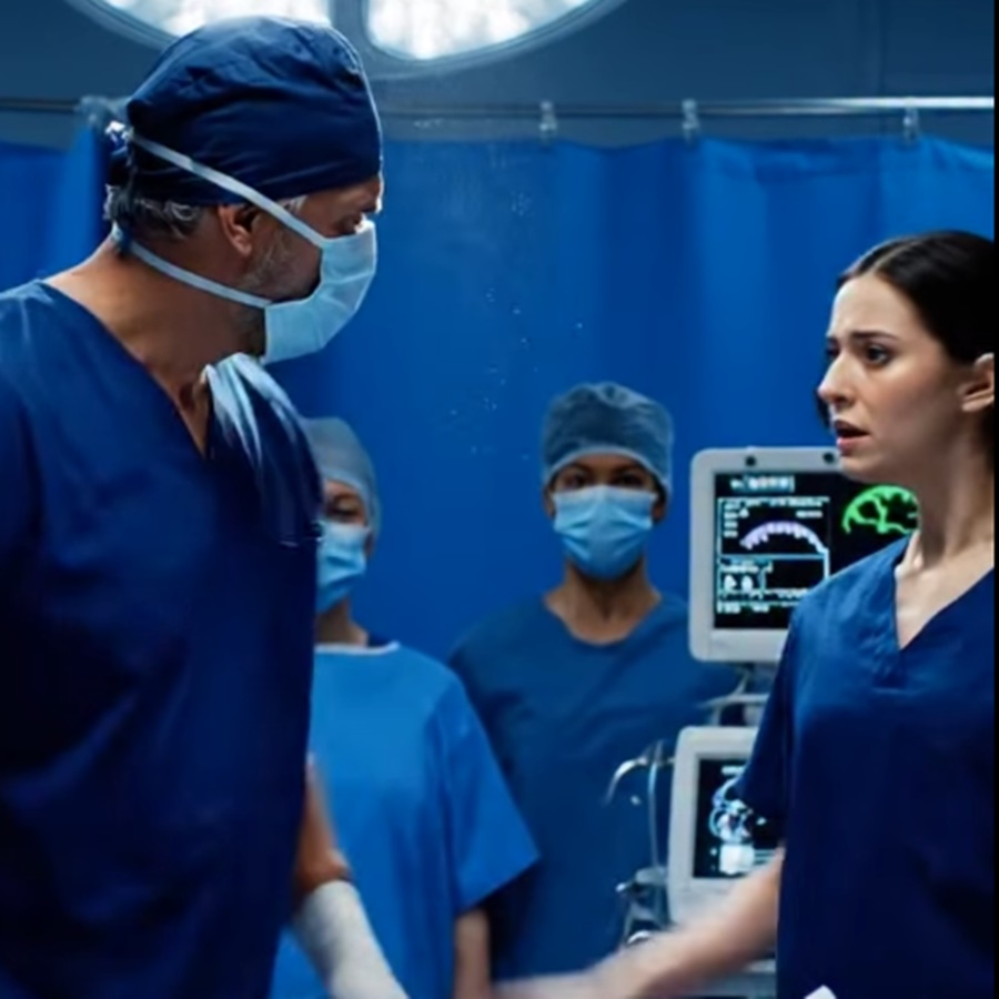 The chief surgeon grabbed her by the hair in front of everyone—but one sentence from the quiet nurse turned the entire room ice-cold and changed everything in seconds. D The chief surgeon grabbed her by the hair in front of everyone—but one sentence from the quiet nurse turned the entire room ice-cold and changed everything in seconds. The operating floor went silent the second Chief Surgeon Victor Hale grabbed Nurse Emily Carter by the hair.  Not metaphorically. Not “pulled her back” or “caught her arm” in some ugly blur that people could later soften with better wording. He wrapped his hand in her hair and yanked her hard enough that her head snapped backward in front of everyone in Pre-Op Three.  Residents froze. Two scrub nurses stopped moving. A tray clattered somewhere near the wall and nobody even looked at it.  Emily didn’t scream.  That was what made it worse.  She just inhaled sharply and held on to the medication chart in her hand like letting it go would somehow make the moment more real.  Victor Hale was the kind of man hospitals protect until they can’t.  Famous hands. Perfect outcomes. National conference speaker. Donor favorite. Board favorite. The kind of surgeon people described with words like brilliant and demanding when what they often meant was: he gets away with things because he makes money and people survive his operating room.  Everyone on the floor knew his temper.  They knew the slammed doors. The insults. The way he reduced residents to rubble with one sentence and then expected gratitude for “teaching.” But this was different.  This was physical.  And he did it because Emily had said one sentence.  “Dr. Hale,” she had said quietly, “that dosage doesn’t match the post-op order.”  That was it.  No attitude. No challenge. Just a nurse catching a discrepancy before a sedated patient was wheeled into surgery.  Victor took one look at the chart, then at the audience around him, and maybe that was what set him off. Not the correction itself. The fact that it came in front of witnesses.  “You think you know my patient better than I do?” he snapped.  Emily shook her head once. “I’m saying the chart and the vial don’t match.”  He stepped toward her.  The room tightened.  “You nurses get one semester of pharmacology and suddenly think you’re gods.”  Emily didn’t back away. “I’m asking you to verify.”  That was when he grabbed her.  One fist in her hair. One furious jerk forward. Her body stumbling half a step while everyone around them forgot how to be useful.  “Do not embarrass me in my OR,” he hissed.  A first-year resident looked like he might be sick. Another stared at the floor. One of the older nurses took a half-step forward, then stopped.  Because this is how power works in places like that. Everybody knows exactly what is wrong. Nobody wants to be next.  Then someone spoke.  A quiet voice from the back of the room. So soft it should have been easy to ignore.  It was Nurse Leah Moreno, the least loud person on the unit, the kind of woman who moved through twelve-hour shifts like clean water—steady, unobtrusive, impossible to rattle.  And all she said was:  “Security camera 14 records audio.”  The room went ice-cold.  Victor’s hand came out of Emily’s hair instantly.  Not because of shame.  Because of evidence.  Leah didn’t move. Didn’t raise her voice. Didn’t repeat herself.  She just looked at him and added, “And Risk Management requested archival retention on all footage after last Thursday.”  Nobody breathed.  Because everyone in that room knew what had happened last Thursday.  And in one sentence, the entire balance of power changed.    Victor Hale stepped back from Emily so fast it almost looked like he’d been burned.  For one strange second, he tried to recover with dignity. That was the instinct of men like him. Not remorse. Optics.  He smoothed the front of his scrub top, glanced around the room, and said, “She nearly contaminated a sterile prep field.”  It was a terrible lie.  Not only because it was false, but because it arrived too quickly, like he had been building fallback stories for years.  Emily was still standing there, one hand half-lifted near her head, eyes wide but dry. A red patch had already formed along her scalp where he’d yanked her. The chart in her other hand trembled once, then steadied.  Leah took one step forward.  “No sterile field was established yet,” she said.  Still calm. Still quiet. Now completely lethal.  One of the anesthesiology residents blinked hard, like he had just remembered he owned a spine. “That’s true.”  Then a surgical tech near the sink said, “We weren’t draped.”  And just like that, the silence broke the right way.  Not into noise. Into witnesses.  Victor looked from face to face and realized the room was no longer his.  That was the real turning point.  For years, people had survived him by becoming background. Looking away. Misremembering. Explaining him to themselves with the usual hospital folklore: he’s under pressure, he’s old-school, he saves lives, he’s hard on everyone. Abuse in medicine often gets disguised as excellence until somebody says the plain word out loud.  Leah hadn’t even used the plain word yet.  She didn’t need to.  A charge nurse appeared in the doorway then, drawn by the raised voices. Her name was Dana Kim, fifty-six, twenty-nine years at St. Catherine’s, and one of the few people in the building who had long since stopped being impressed by men whose names appeared in journals.  “What happened?”  Nobody answered immediately.  Victor tried first. Of course he did.  “Minor misunderstanding. Get this patient moved—”  “No,” Emily said.  It was the first full-volume word she’d spoken since he touched her.  The entire room turned toward her.  Her voice shook only once before settling. “He put his hands on me.”  There it was.  Plain. Undeniable. No protective language around it.  Dana’s face changed. She looked at Emily’s scalp, then at Victor, then at Leah.  Leah nodded once. “Camera 14.”  Dana didn’t hesitate. “Nobody moves this patient. Call House Admin. Now.”  Victor laughed then, but there was strain in it. “This is absurd.”  Dana crossed her arms. “No. This is documented.”  That word hit him harder than outrage would have.  Because outrage can be managed. Documentation lives.  He tried the old authority voice next. “You’re shutting down a surgical schedule over an emotional outburst?”  Leah answered before Dana could.  “No,” she said. “Over a pattern.”  That one landed differently.  Pattern.  Not event. Not isolated lapse. Pattern.  A few people in the room looked down then, and I think that was the moment Victor understood how much had been quietly accumulating behind him. The residents he humiliated. The nurses he cornered. The medication overrides. The intimidation. The unexplained chart edits. The post-op complication from last Thursday that Risk Management had apparently already noticed enough to preserve footage.  Last Thursday.  That detail mattered more than he knew.  Because last Thursday a patient nearly died in recovery after a dosage discrepancy that, according to rumor, had been “a systems issue.” But systems issues do not usually make Risk Management request archival retention on camera footage.  Leah knew that. Dana knew that. And now, judging by the blood draining from Victor’s face, he knew they knew.  He took one step toward the door. “I’m not standing here for this ambush.”  Dana moved in front of him.  “You are until administration arrives.”  For a split second, it looked like he might actually try to push past her too.  Then the overhead speaker clicked on with a call for hospital security to Pre-Op Three, and whatever calculation he was making changed direction.  His confidence slipped.  Only a little. But enough.  He looked at Emily then, really looked at her, and for the first time there was something almost like fear behind his anger.  Not because he had hurt her. Because she had survived it publicly.  Hospitals run on hierarchy until they suddenly run on paperwork, and the transition can happen in seconds.  Emily straightened the chart in her hands, touched the sore place near her scalp, and said the thing that finished him:  “I want Occupational Health, HR, and the police.”  Not security. Not mediation. Not “a conversation.”  The police.  The room went still again.  Because once a woman in scrubs says police in a hospital, everyone has to decide which side of reality they’re standing on.  And this time, nobody looked away.  Part 3  Security got there first.  Two officers from hospital protection services, then the nursing supervisor, then an administrator in a navy suit who looked annoyed right up until Dana said, “He assaulted a nurse on camera.”  That phrase cured the annoyance instantly.  What followed moved fast in the strange, highly trained way institutions move when they realize a private problem has crossed into public liability. The patient was rerouted. The room was sealed for review. Witnesses were separated. Names were taken. Emily was escorted to Occupational Health with Dana and Leah beside her. Victor was asked—not politely, not aggressively, just with the cold firmness of policy finally waking up—to surrender his badge and remain available for questioning.  He refused.  For exactly nine seconds.  Then actual police arrived.  Not hospital security. City police.  Two uniformed officers and a detective because somebody upstairs had already heard enough of the last Thursday rumors to understand this might not stay simple.  The detective’s name was Marisol Vega. Short hair, flat voice, no wasted movement. She took one look at Emily’s scalp, the witness list, and Victor Hale still trying to stand like a man in command of his own story, and said, “Nobody leaves.”  That was the first time I saw him look truly small.  The second came thirty minutes later when Risk Management pulled the footage.  Camera 14 really did record audio.  Leah had known that because she always knew where the blind spots weren’t. Quiet people often do. While louder personalities are performing confidence, the quiet ones are learning the architecture of survival.  The video showed everything.  Emily checking the dosage. Victor advancing. His hand in her hair. The jerk of her body. His words.  No ambiguity. No angle to hide inside. No “misunderstanding.”  But the real disaster for him came immediately after.  Because once administration started reviewing the archived files from last Thursday, they found more.  Not assault that time. Something worse for a surgeon who had built his whole identity around infallibility.  Victor had overridden a medication warning before a procedure, then verbally pressured a resident to back-enter a different confirmation after the complication. The patient survived, barely. The resident, who had told himself for days that maybe he misremembered, watched the footage in the conference room and finally said, voice breaking, “No. That’s exactly what happened.”  Pattern.  Leah had said it first, and she had been right.  The hospital suspended Victor on the spot. The board convened by evening. The residency director, who had spent years protecting “standards” that looked suspiciously like fear wearing a necktie, suddenly found religion on accountability.  And Emily?  Emily gave her statement twice, once to police and once to HR, with a bruise beginning under her hairline and every person in the room trying a little too hard to sound supportive now that support had become safe.  That part made me angrier than the assault itself, if I’m honest.  Not because their support wasn’t useful. Because it had been available all along.  It just hadn’t been convenient.  Later that night, after photographs were taken and paperwork signed and Dana physically forced Emily to drink half a bottle of water, I found Leah sitting alone in the staff lounge staring at a vending machine like it had personally disappointed her.  I asked, “How did you know to say that?”  She shrugged once. “I didn’t know what else would stop him.”  “That line?”  “The camera line.”  She looked down at her hands. “Men like that don’t stop for pain. They stop for records.”  That sentence stayed with me.  Because it was too practiced to be theory.  I sat beside her. “Has he done this before?”  She gave a tiny laugh with no humor in it. “Not exactly like that. But close enough.”  Then, after a pause:  “He cornered me in Supply two years ago after I questioned a chart change. Didn’t touch me. Just stood too close and told me women who ‘make trouble in surgical units’ don’t last.” She looked at the floor. “I transferred shifts for six months and called it anxiety.”  I didn’t know what to say.  Not because I didn’t believe her. Because I did.  Immediately.  And because I knew there would be more stories now. Not all at once. Not from everyone. But enough. Enough to show the structure that had held him up. Enough to prove that abusive men in prestige roles do not operate alone; they operate in climates.  By morning, three more nurses had come forward. By noon, a former resident had emailed the board. By the end of the week, a patient family requested counsel after learning the medication review was reopened.  And the sentence that changed everything?  It spread through the hospital faster than any memo.  Security camera 14 records audio.  People repeated it like folklore at first, then like a lesson.  Not because cameras save women. Because evidence does when institutions have failed them for too long.  Victor Hale was led out of St. Catherine’s through a side exit the next afternoon to avoid reporters. He resigned before the board could vote to terminate, which fooled absolutely no one. His medical license went under emergency review. Two civil firms began circling before the first press statement was even drafted. The hospital, naturally, released something polished about “deep concern” and “values inconsistent with patient and staff safety,” which was corporate language for we defended him until video made it impossible.  Emily took three weeks off.  When she came back, she cut her hair shorter.  Not because she had to. Because she wanted no part of his hand remembered in it.  The first morning she returned, half the nursing unit pretended nothing special was happening because that is how hospitals sometimes express love—by keeping things moving so the person who was hurt gets to choose the size of their own re-entry.  But Dana left a coffee on her locker. The residents stood a little straighter when she passed. And Leah, quiet as ever, handed her a fresh medication chart and said, “You want me to double-check this with you?”  Emily smiled.  “Yeah,” she said. “I do.”  It was a small moment.  That’s what matters. The recovery is almost always small.  Not the takedown. Not the board review. Not the cold headlines.  Two women at a chart, doing the work safely, while the man who once thought brilliance made him untouchable became just another cautionary email in the staff compliance system.  If this story stays with you, maybe it’s because power often depends on everyone else mistaking silence for safety—and because sometimes the person who changes everything isn’t the loudest one in the room, but the quiet nurse who knows exactly which sentence turns fear into evidence. And if you’ve ever seen a whole institution go cold when one truth is spoken plainly enough, then you already know how fast everything can change once the right witness finally decides to say it.