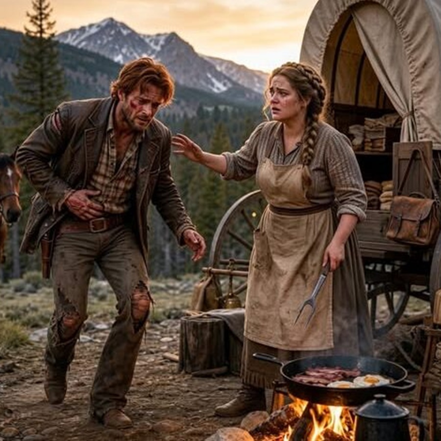 The Starving Marshal Followed the Smell of Supper—Then the Cook Everyone Mocked Became the Woman Who Saved His Life Twice D