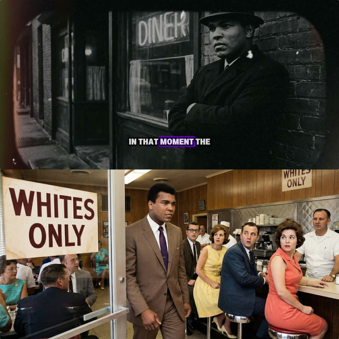 Muhammad Ali Walked Into a “WHITES ONLY” Diner — What He Did Next Changed a Racist Owner Forever JJ
