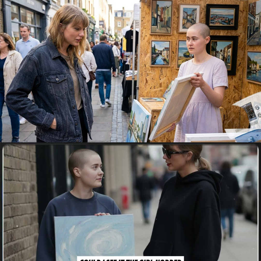 Girl Sells Artwork To Fund Her Chemo — Then Taylor Swift Walks By & Shocks Everyone JJ