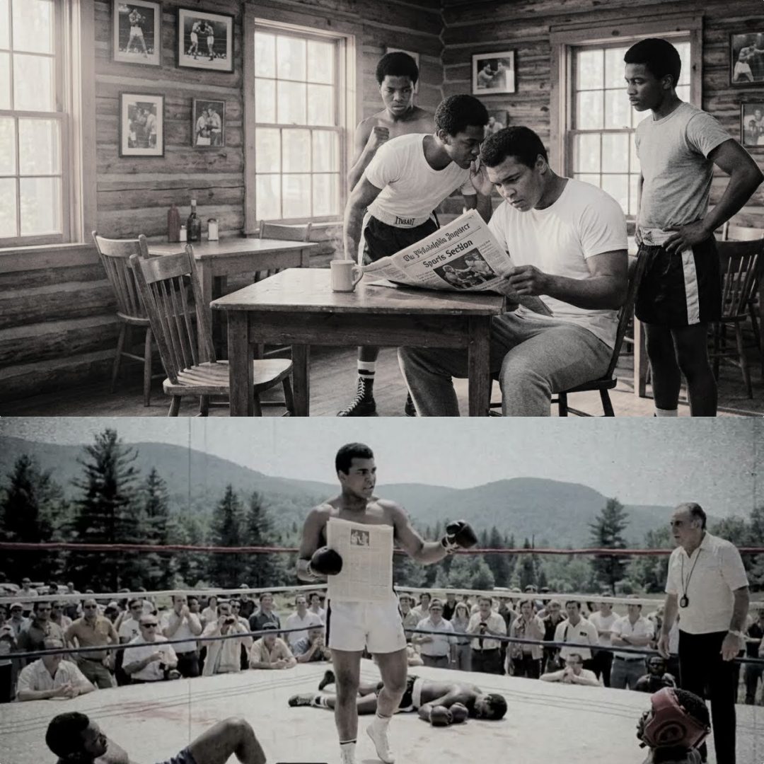 Ali Was Reading the Newspaper When 3 Boxers Challenged Him — What He Did Next Shocked Deer Lake JJ