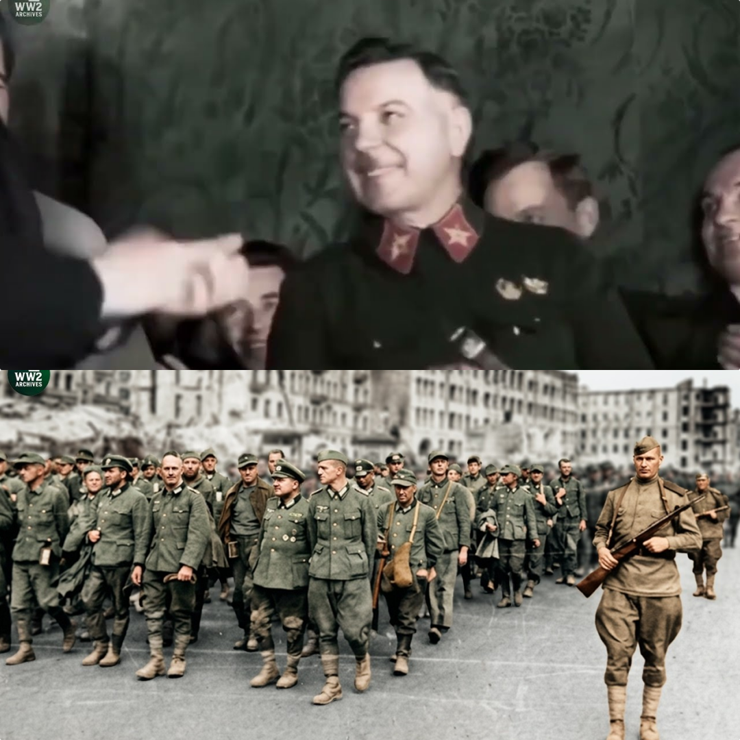 Public Humiliation: 57,000 Defeated Nazi Prisoners Marched Through Moscow 1944 JJ
