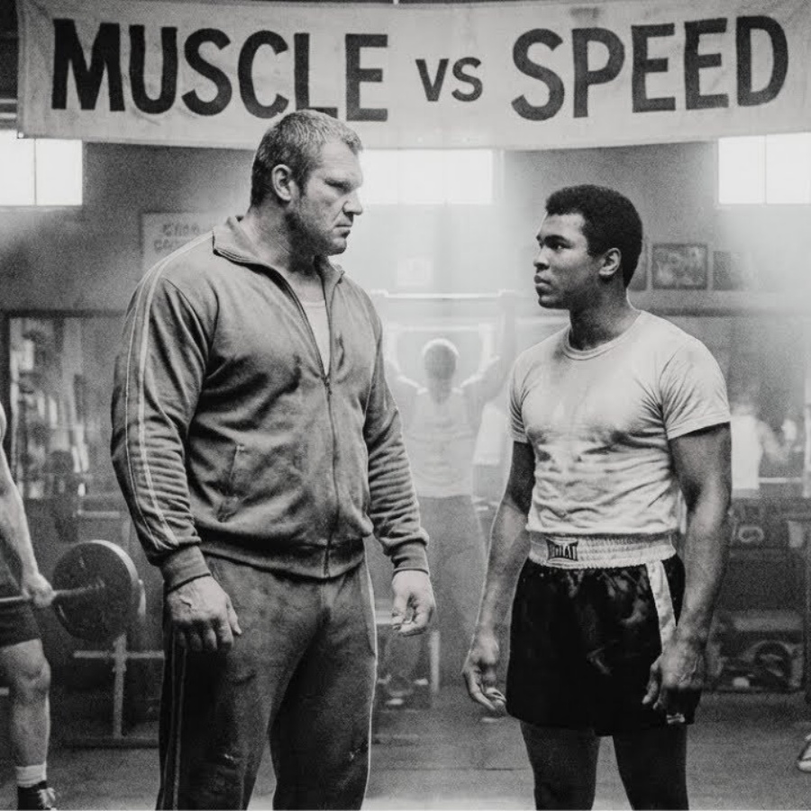 Muhammad Ali Was at Gym When 300lb STRONGMAN Said “Muscle Beats Speed” — 20 Seconds Later JJ