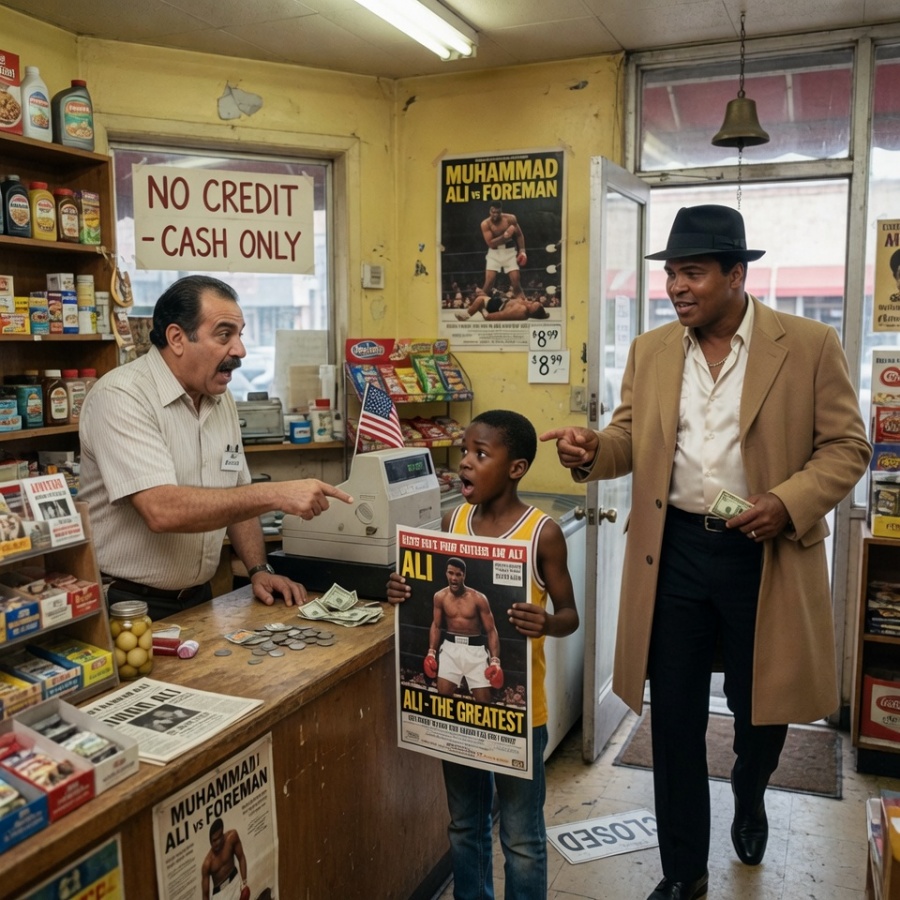 The Arrogant Store Owner Told a Boy He Couldn’t Afford It, Before Muhammad Ali Appeared to Buy It Himself