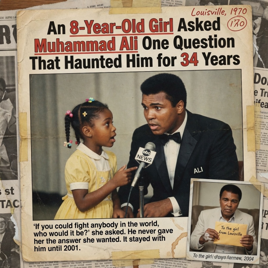 The Echo in the Gloves: The Day an Eight-Year-Old’s Question Pierced the Armor of the Greatest of All Time