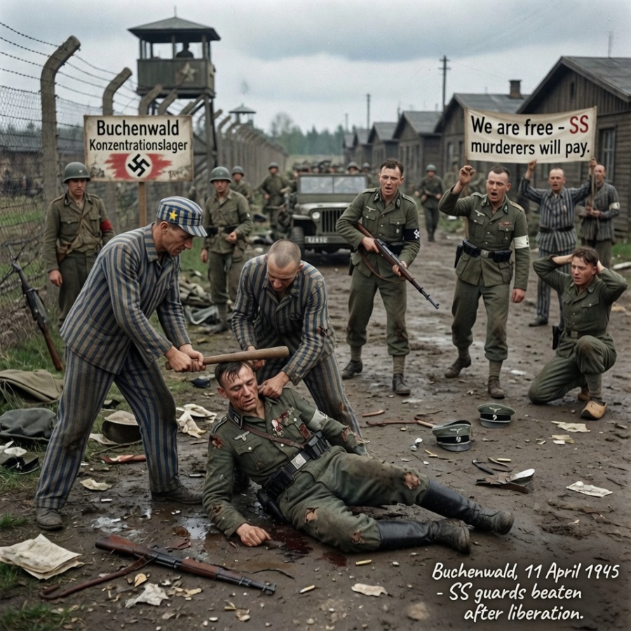 The Inheritance of Ashes: The Day the Gates of Buchenwald Broke and the Heavy Debt of the SS Was Finally Paid