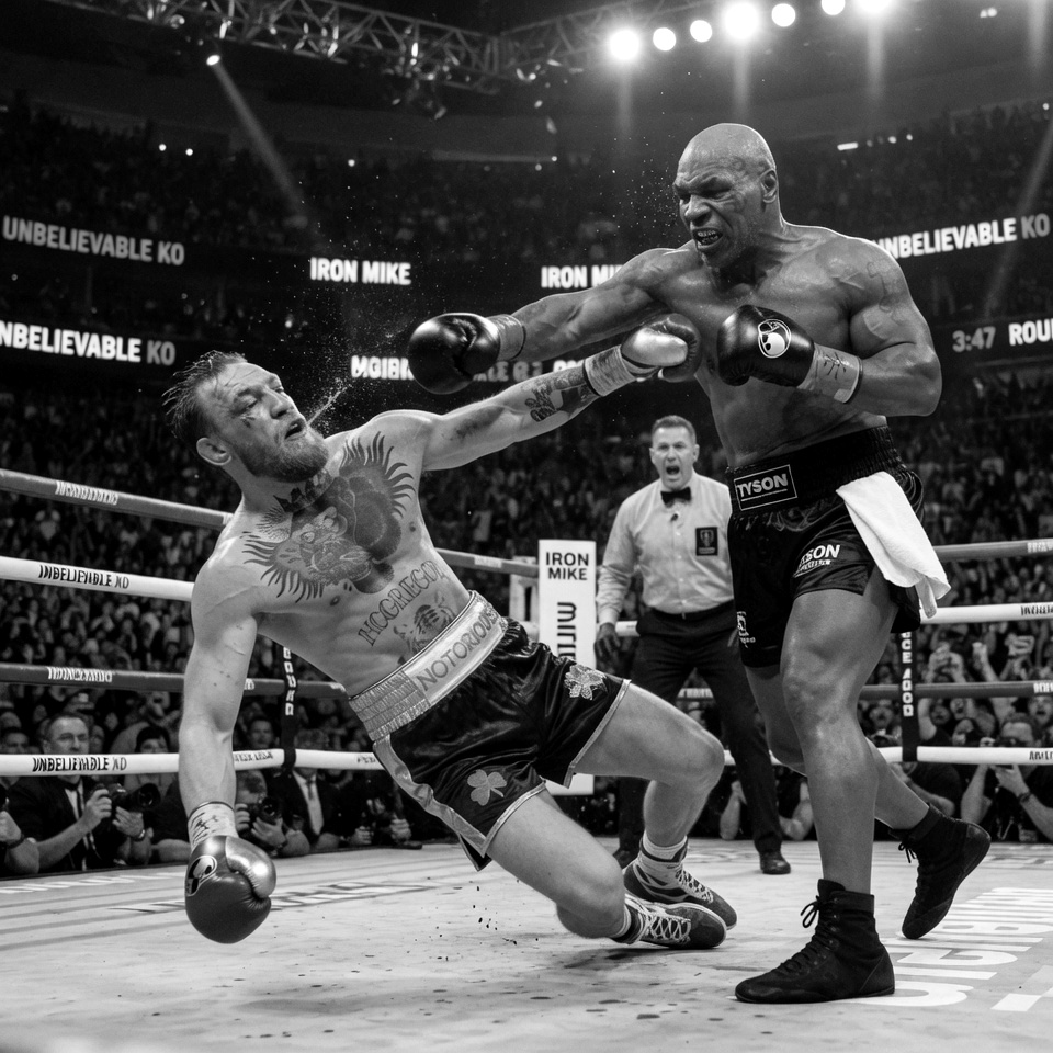 The Dublin Roar and the Iron Silence: The Night the World Stopped for Conor McGregor and Mike Tyson