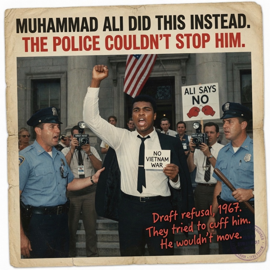 The Shield of a Legend: The Day Muhammad Ali Defied the Law to Save a Soul