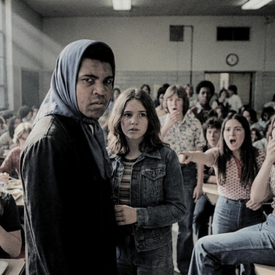 Ali wore a Muslim girl’s HIJAB in Texas — what he said next SILENCED 800 students JJ