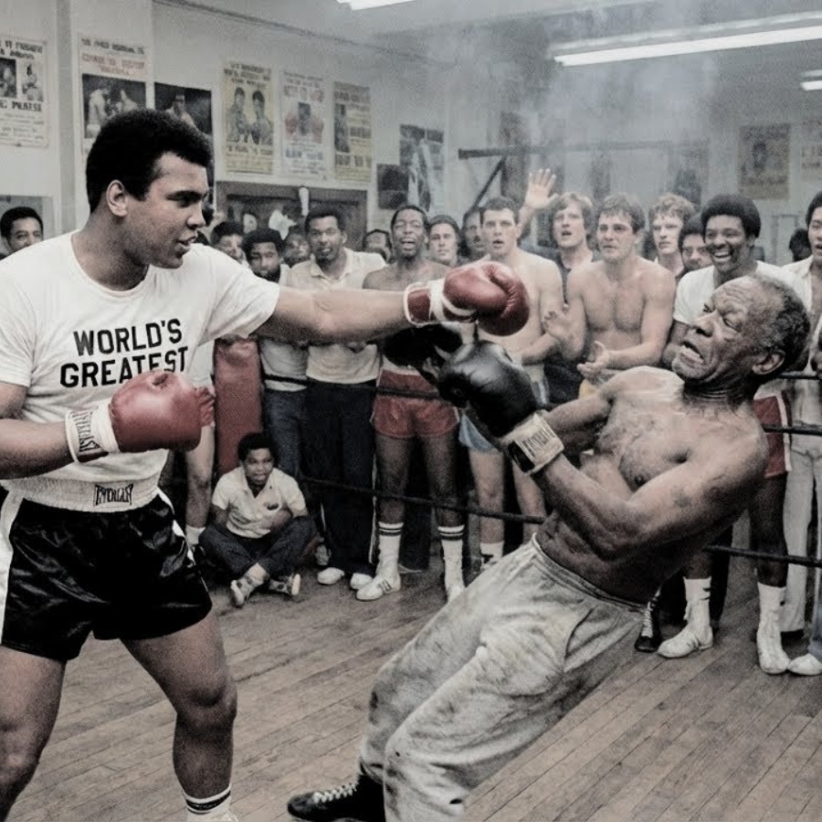 Ali Was Training 200 Boxers When COCKY Champion Challenged Him—12 Seconds Later the Gym Went SILENT JJ